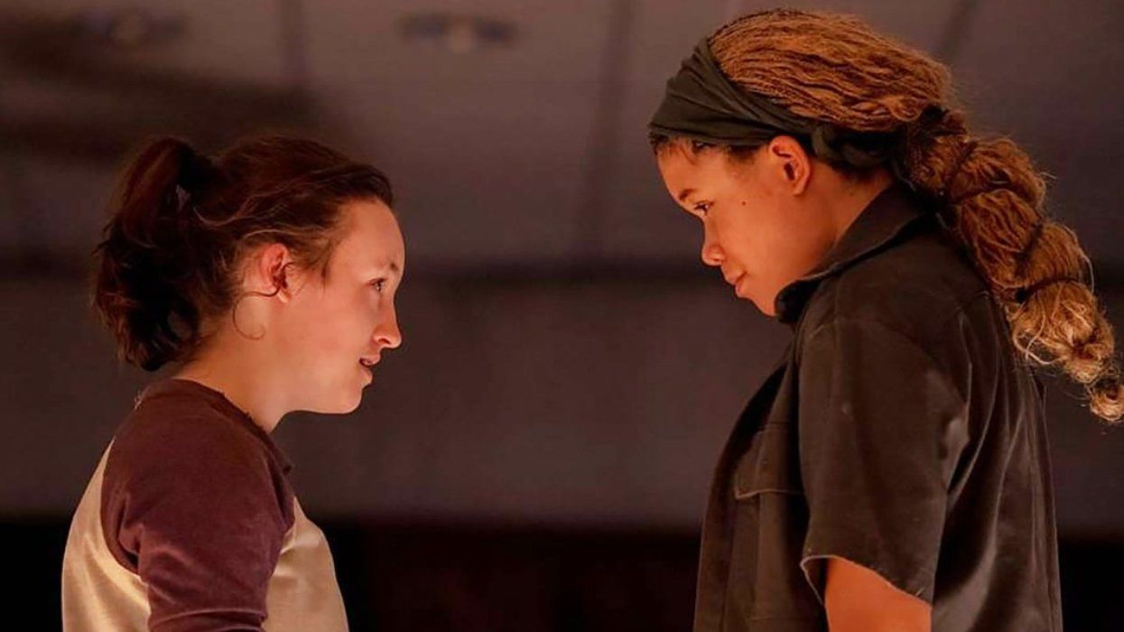 Ellie and Riley in 'The Last of Us'