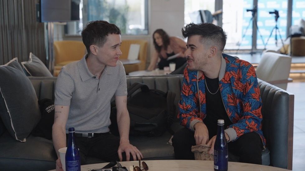 Elliot Page and Chase Strangio in Heightened Scrutiny