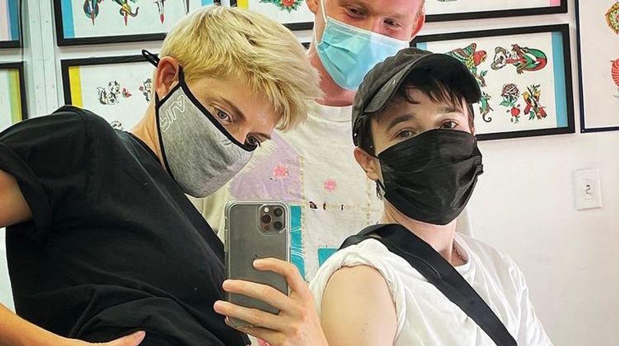 Elliot Page and Mae Martin