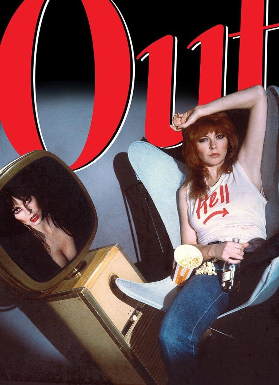 Elvira on Cover of 2021 Out100