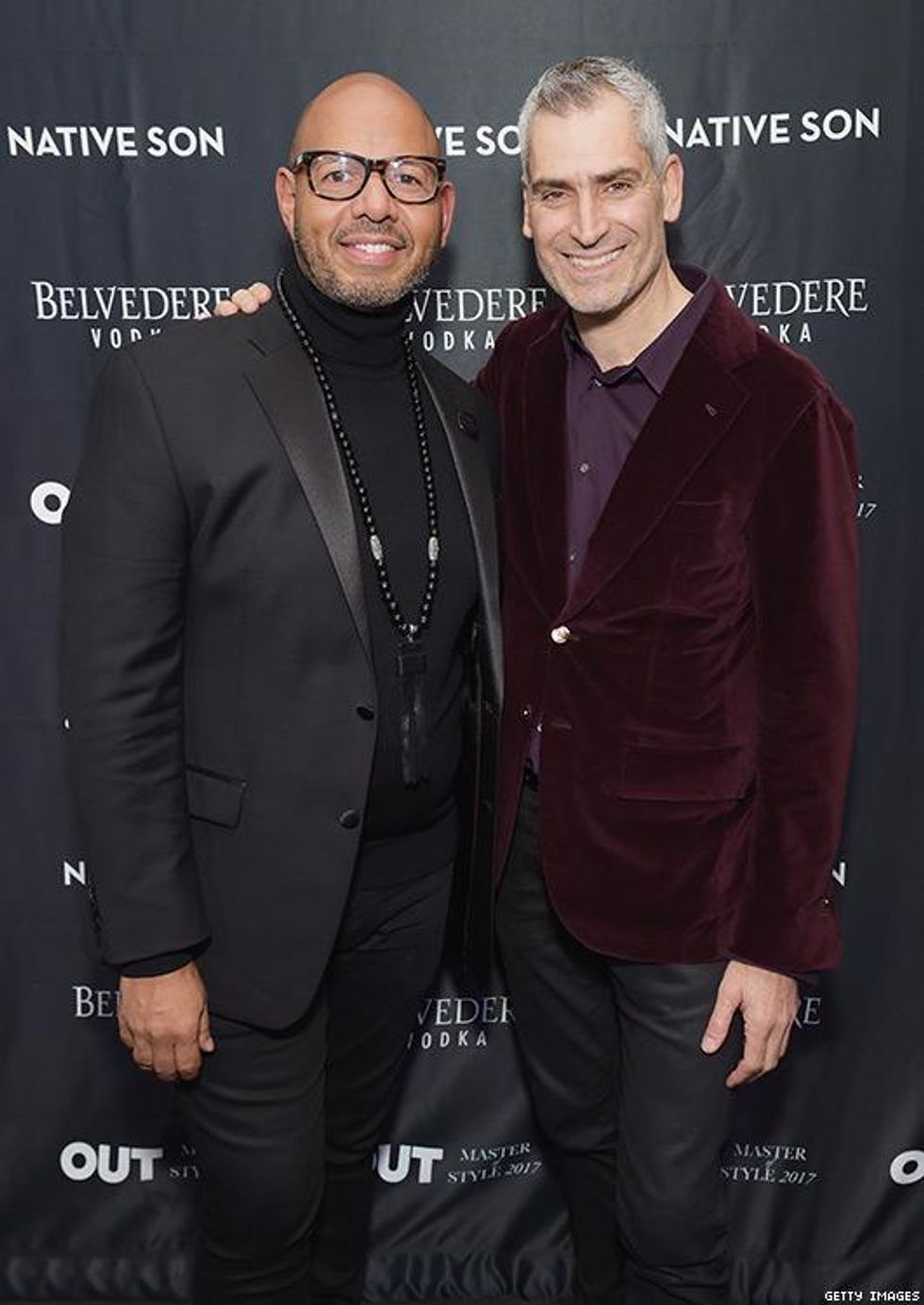 Emil Wilbekin and OUT Editor in Chief Aaron Hicklin