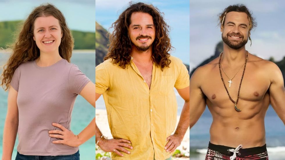 Emily Flippen; Ozzy Lusth; Jonathan Young on Survivor