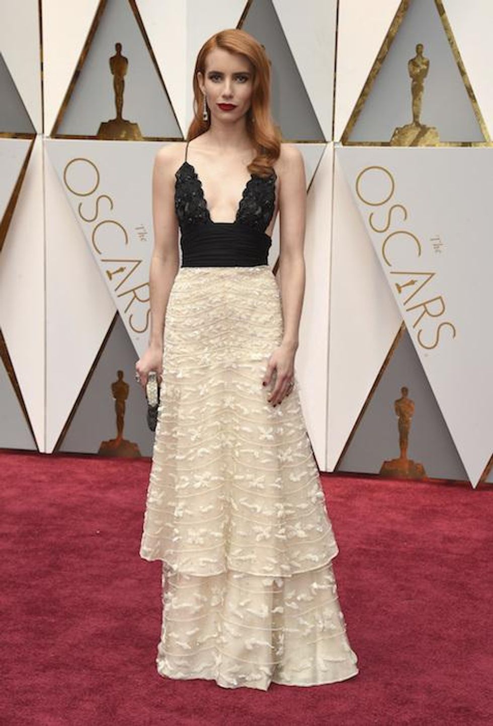 Emma Roberts in vintage Armani Privé