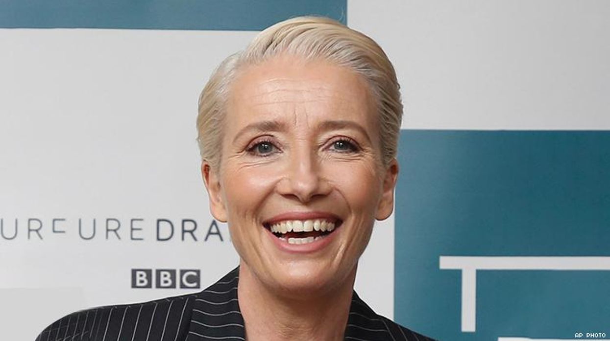 Emma Thompson signs open letter denouncing British media's coverage of transgender people.