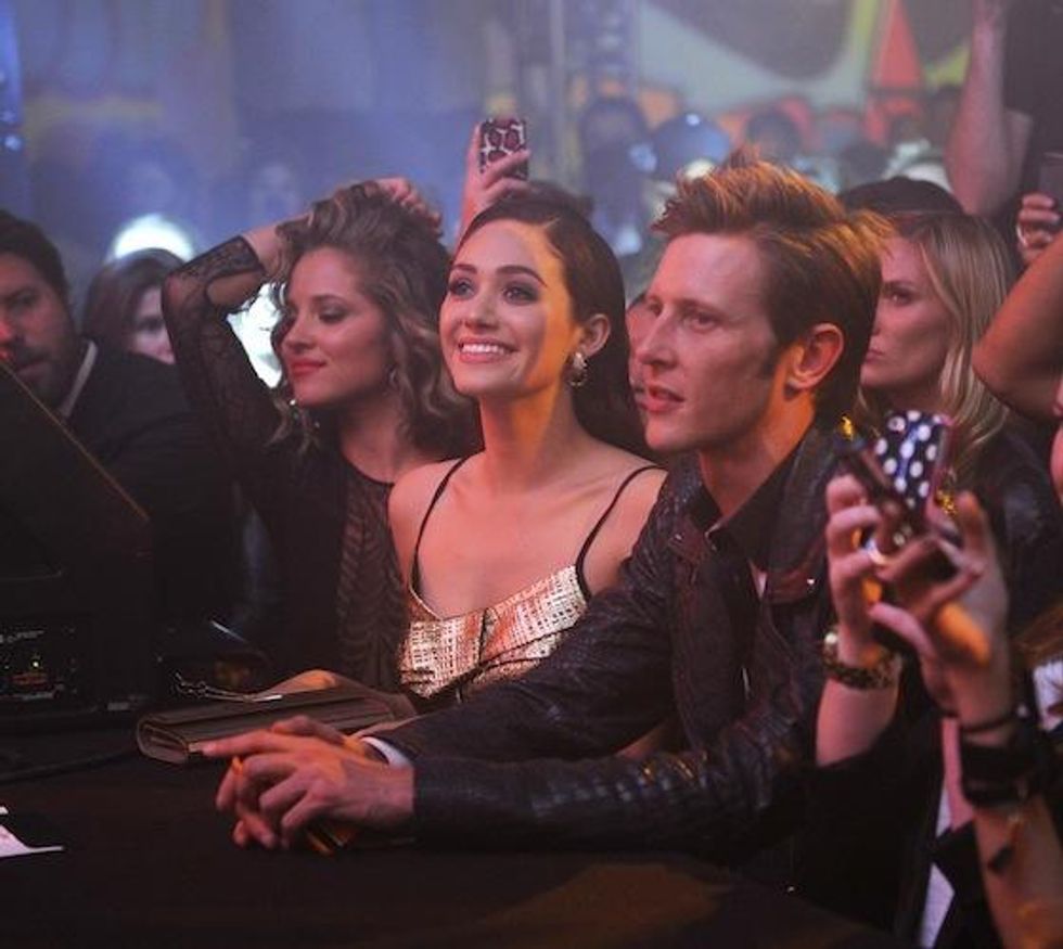 Emmy Rossum & Gabrielle Mann