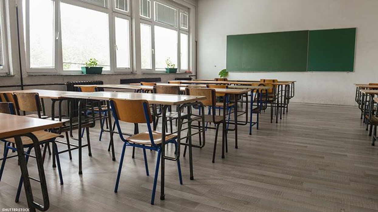 Empty classroom