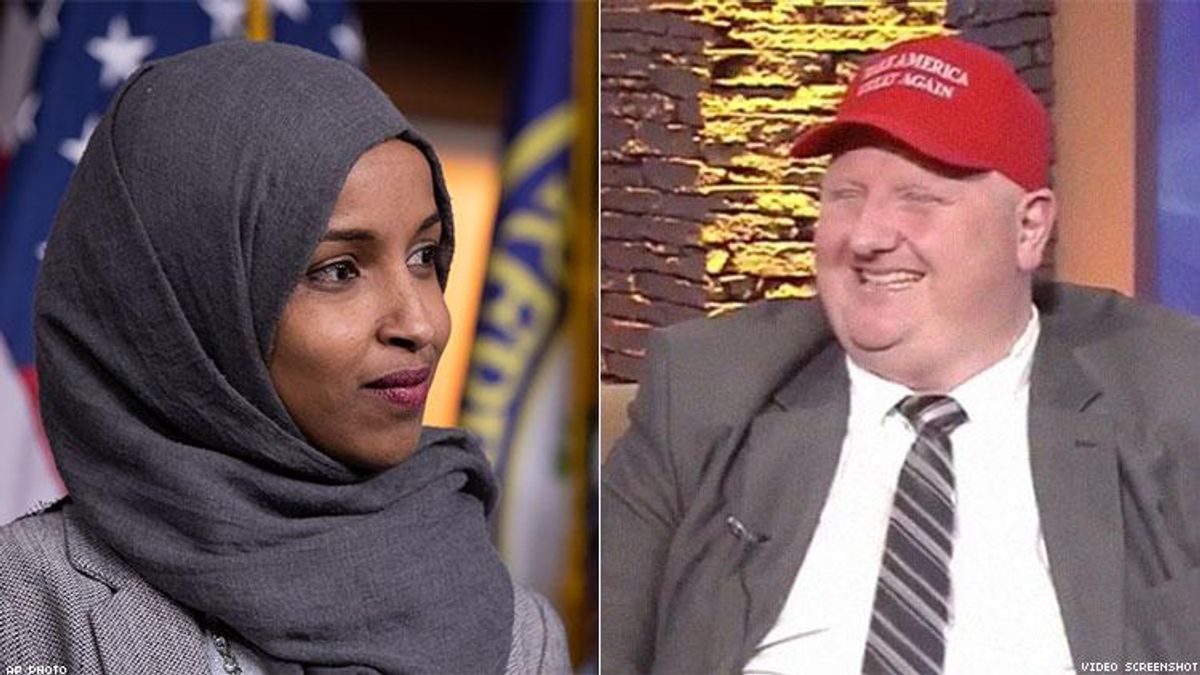 Eric Porterfield of West Virginia and Ilhan Omar of Minnesota: Only one should resign.