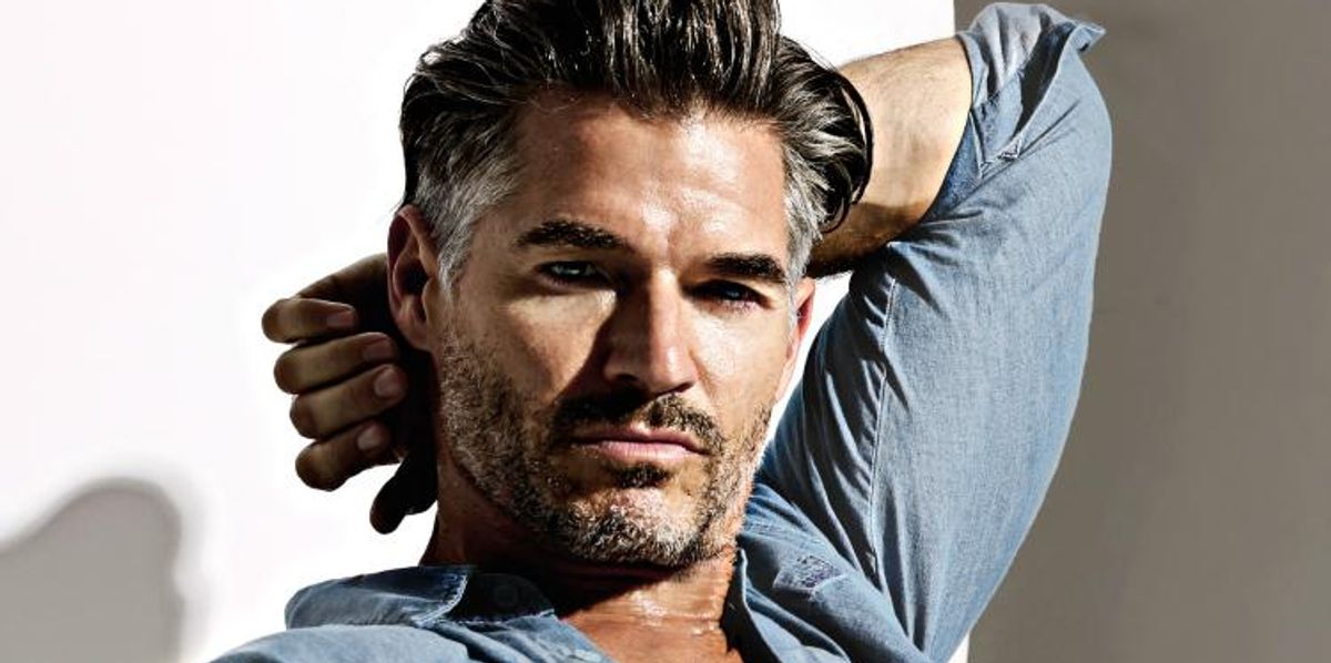 Silver Fox Eric Rutherford in New Charlie Menswear Campaign