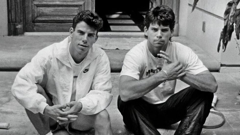 Erik and Lyle Men\u00e9ndez in November 1989