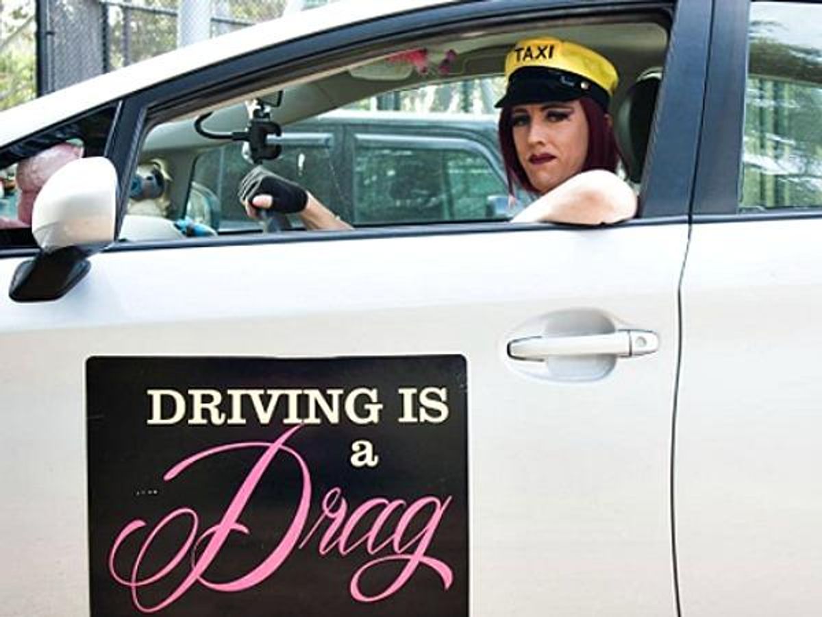 Erika Simone Drag Queen Uber Driver in Los Angeles