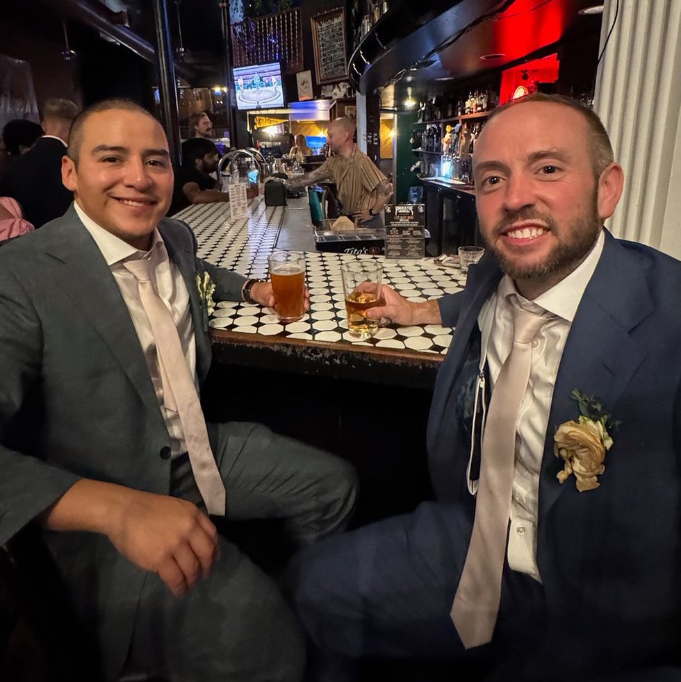 Ernie Apreza and Kyle Labarry gay wedding July 2025