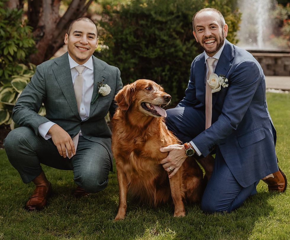 Ernie Apreza and Kyle Labarry gay wedding July 2025