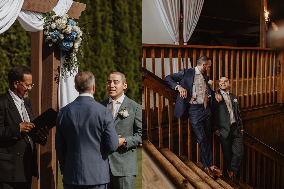 Ernie Apreza and Kyle Labarry gay wedding July 2025