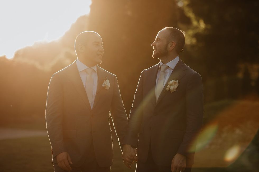Ernie Apreza and Kyle Labarry gay wedding July 2025