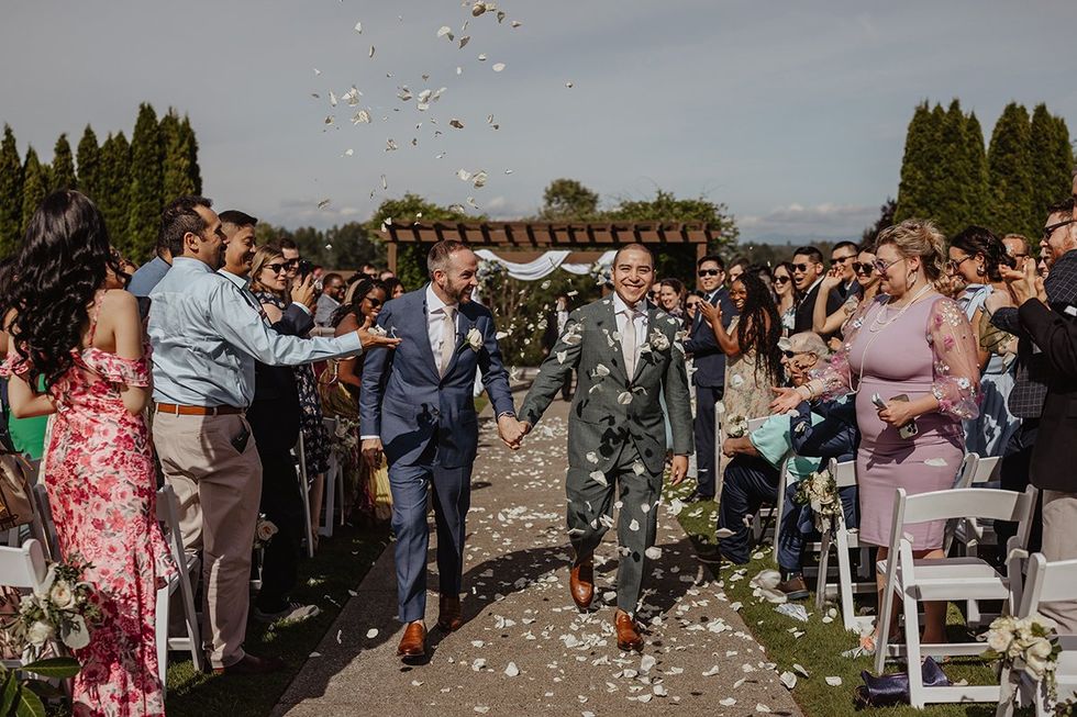 Ernie Apreza and Kyle Labarry gay wedding July 2025