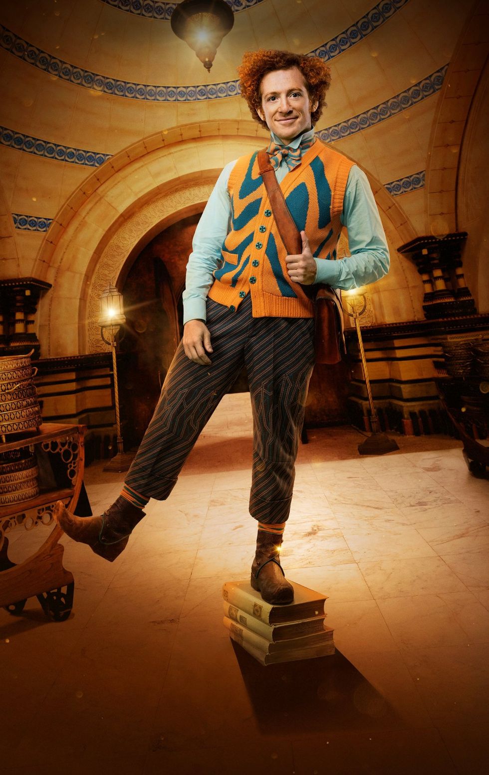 Ethan Slater in the Wicked poster