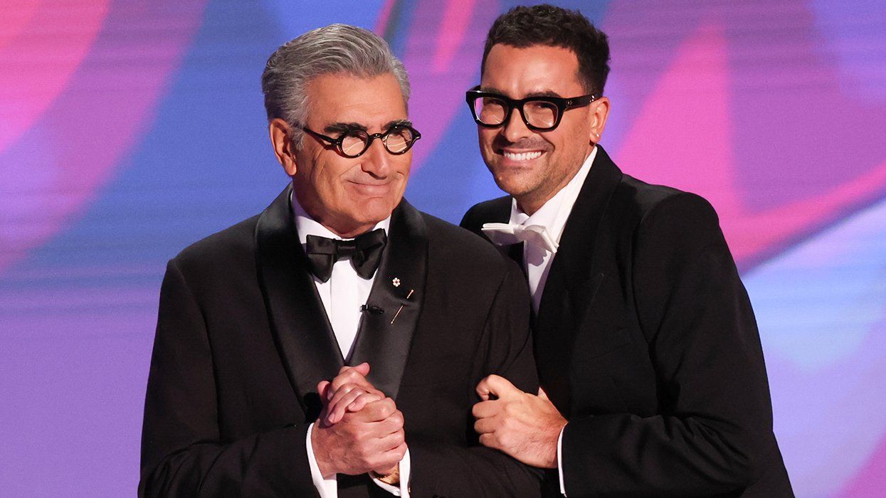 Eugene Levy with Dan Levy 76th Primetime Emmy Awards 2024