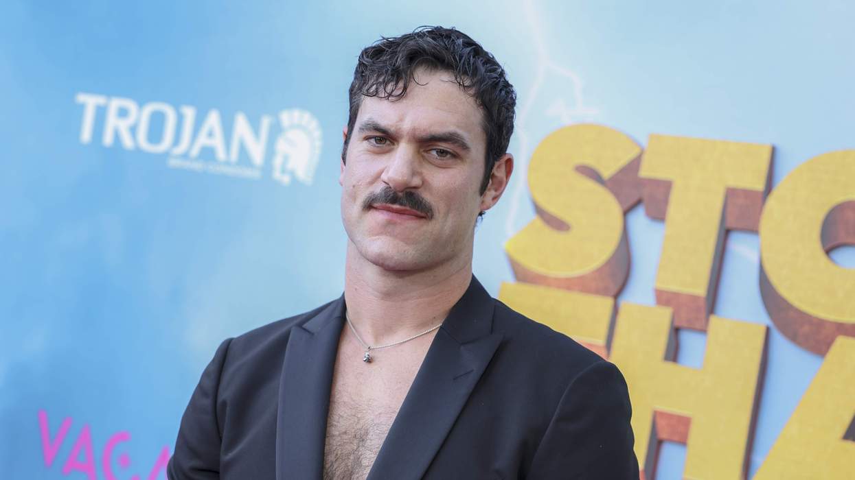 Evan Mulrooney at the "Stop! That! Train!" world premiere.