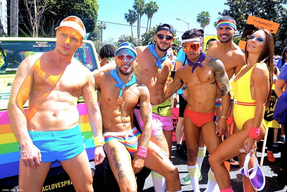 Everything and everyone glittered in the SoCal sun this weekend at an exceptionally beautiful Pride in West Hollywood. Read more below.
