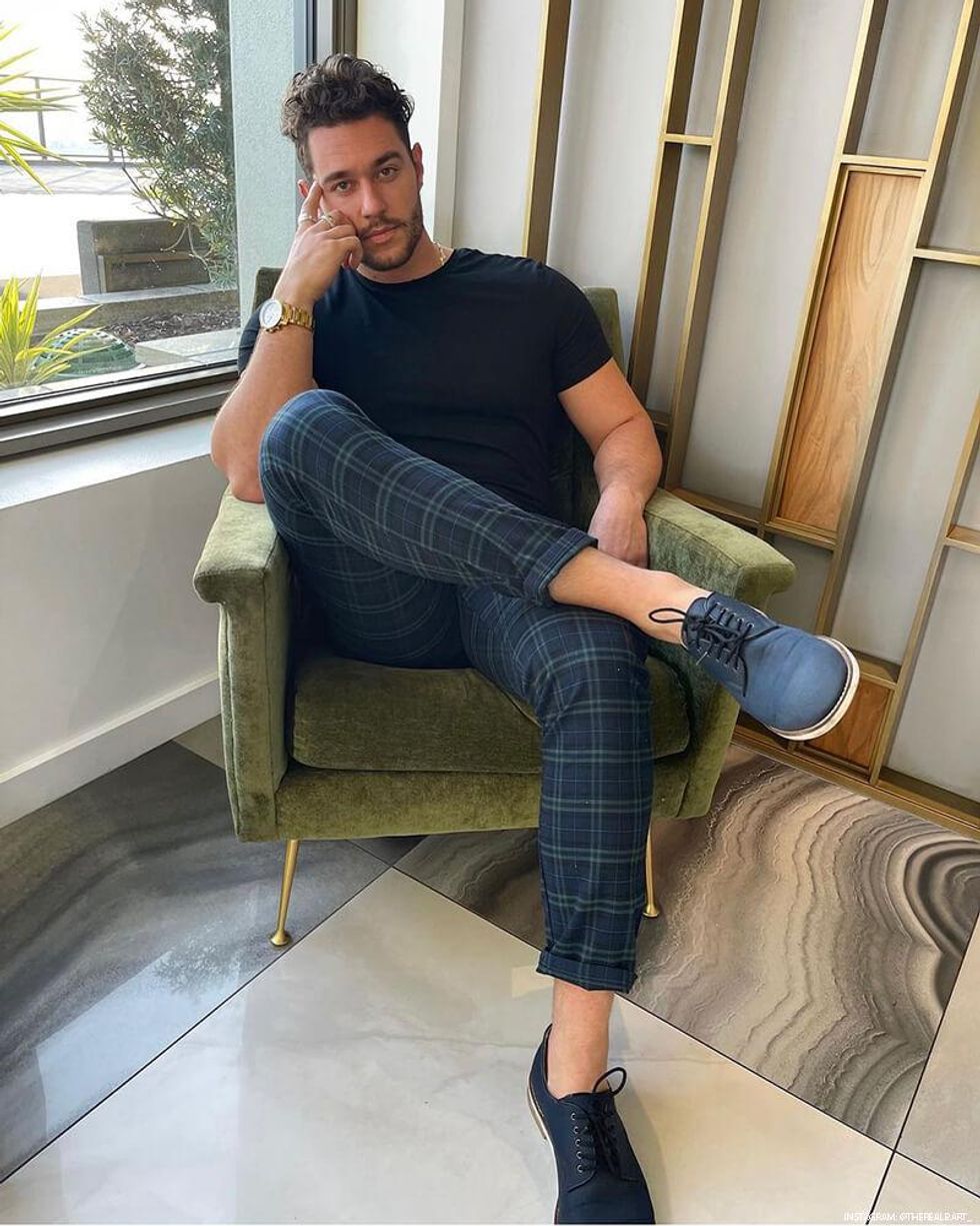 Ex On The Beach star David Barta on Instagram