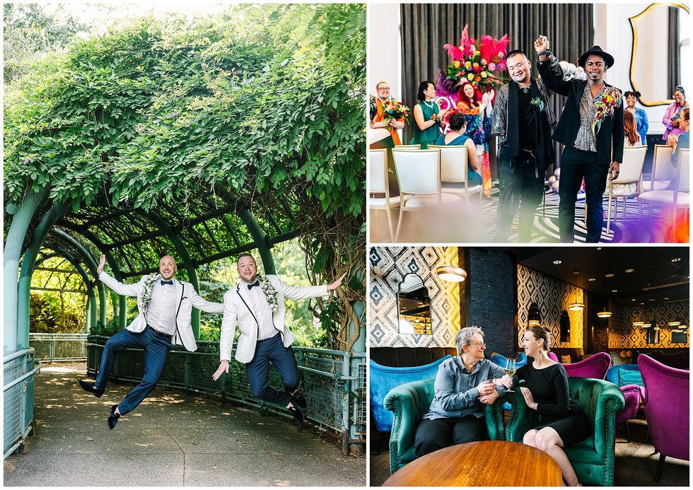 Examples of equality-minded\u00ae posing.