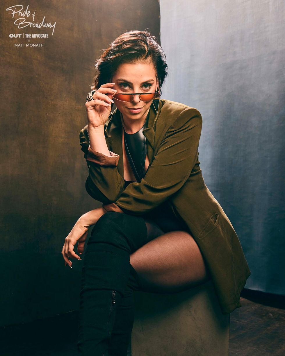 exclusive photo gallery Matt Monath photographs celebrity portraits at The Advocate Out magazine pride cover party