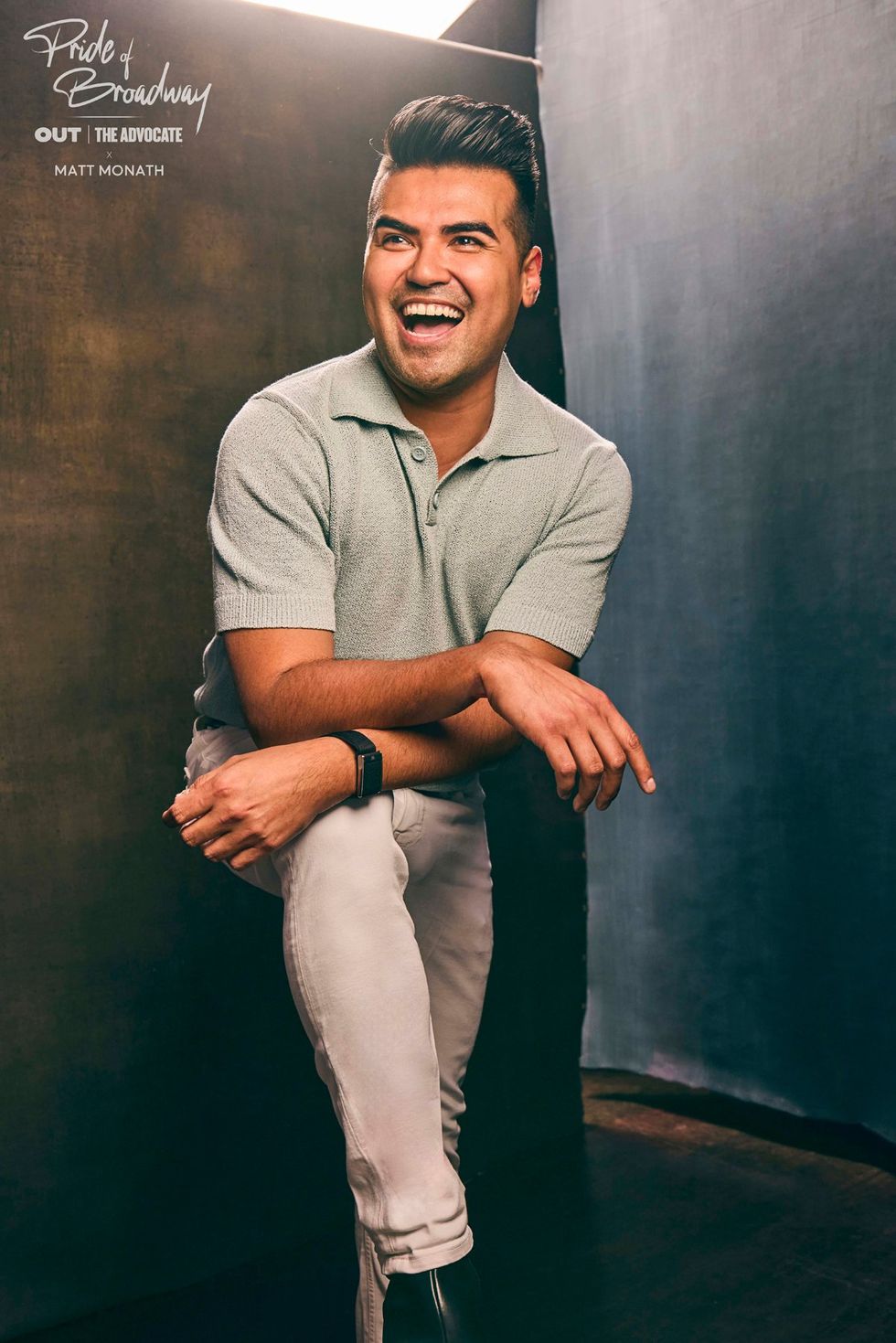 exclusive photo gallery Matt Monath photographs celebrity portraits at The Advocate Out magazine pride cover party