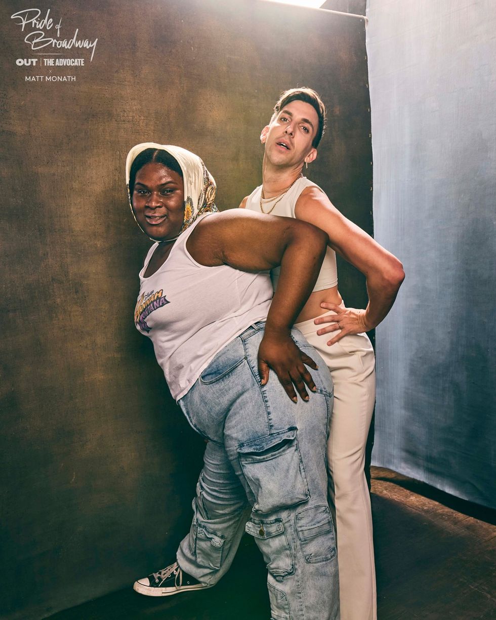 exclusive photo gallery Matt Monath photographs celebrity portraits at The Advocate Out magazine pride cover party