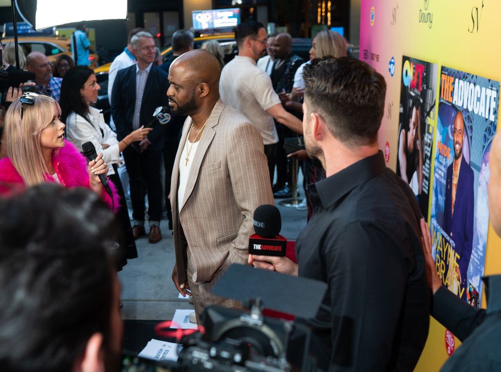 Exclusive Photo gallery OUT ADVOCATE magazines LGBTQ pride month cover launch party June 2024