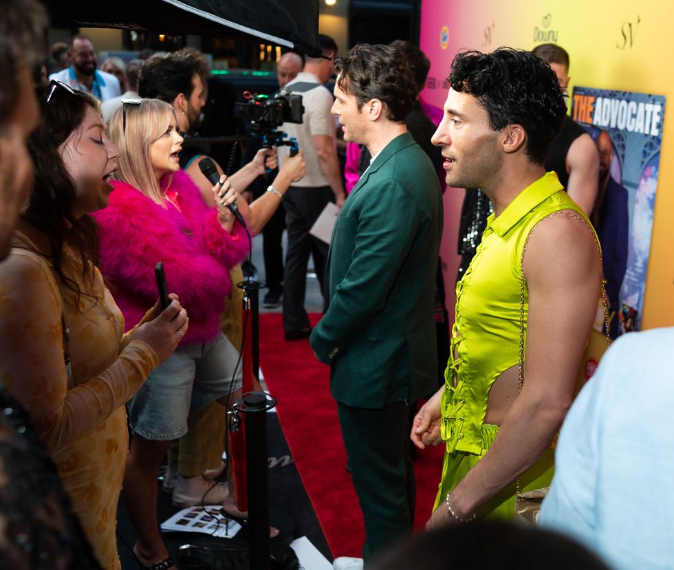 Exclusive Photo gallery OUT ADVOCATE magazines LGBTQ pride month cover launch party June 2024