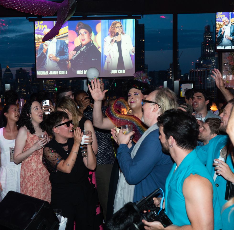 Exclusive Photo gallery OUT ADVOCATE magazines LGBTQ pride month cover launch party June 2024