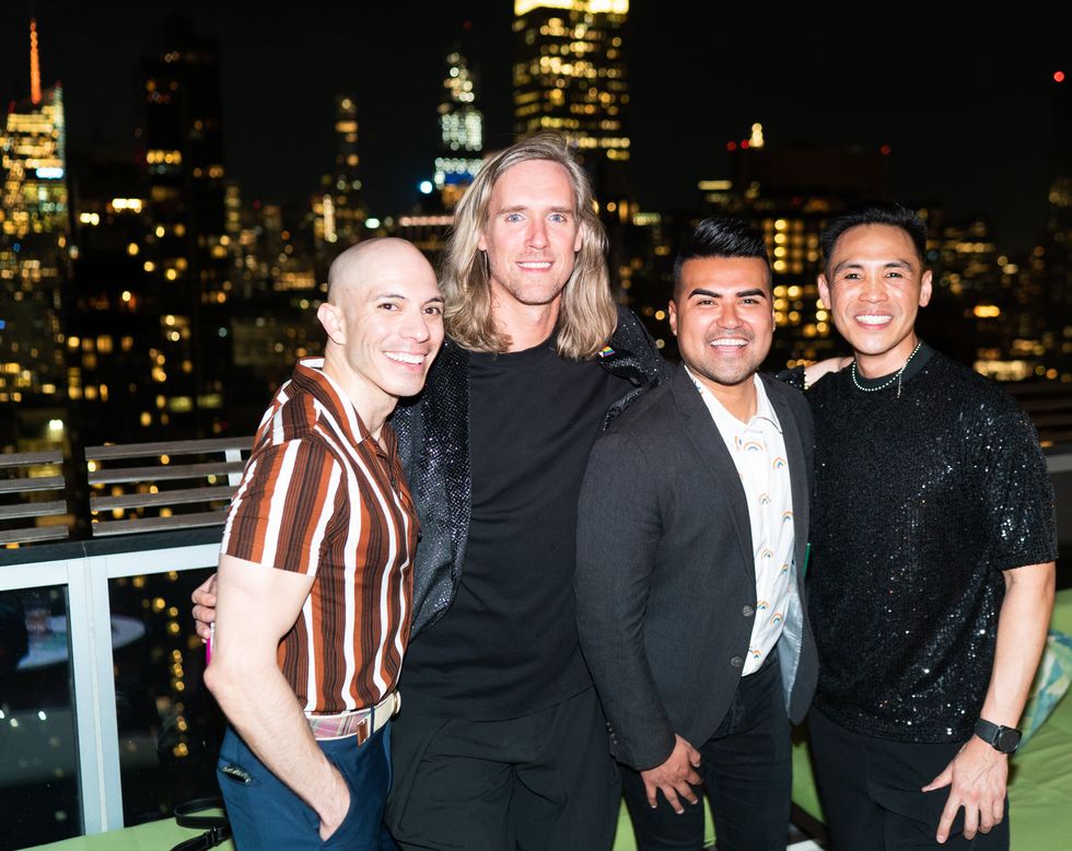 Exclusive Photo gallery OUT ADVOCATE magazines LGBTQ pride month cover launch party June 2024
