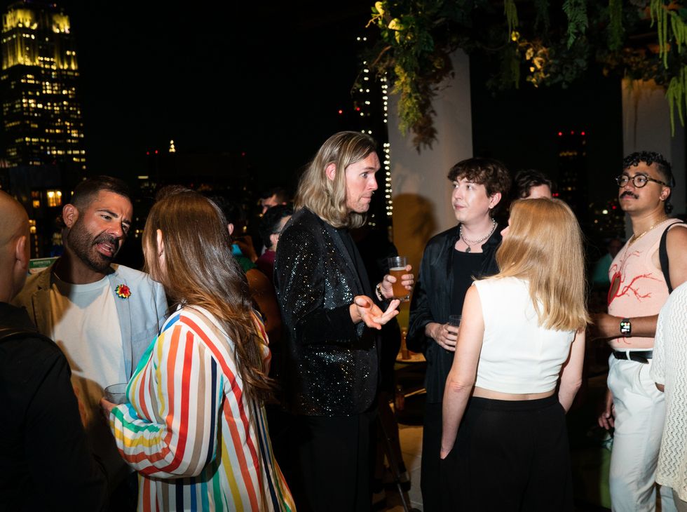 Exclusive Photo gallery OUT ADVOCATE magazines LGBTQ pride month cover launch party June 2024