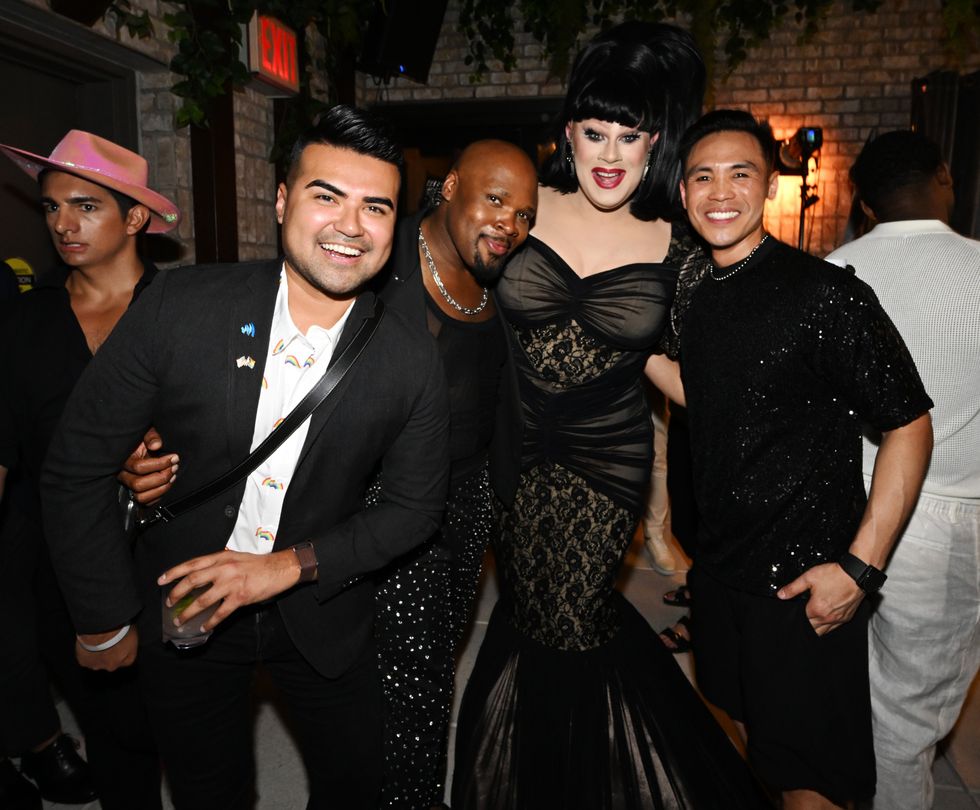Exclusive Photo gallery OUT ADVOCATE magazines LGBTQ pride month cover launch party June 2024