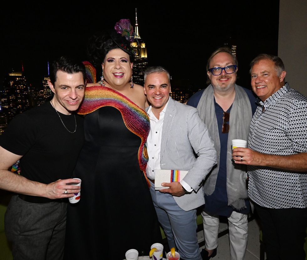 Exclusive Photo gallery OUT ADVOCATE magazines LGBTQ pride month cover launch party June 2024