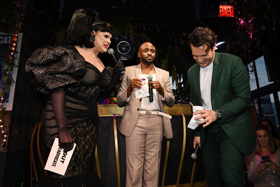 Exclusive Photo gallery OUT ADVOCATE magazines LGBTQ pride month cover launch party June 2024