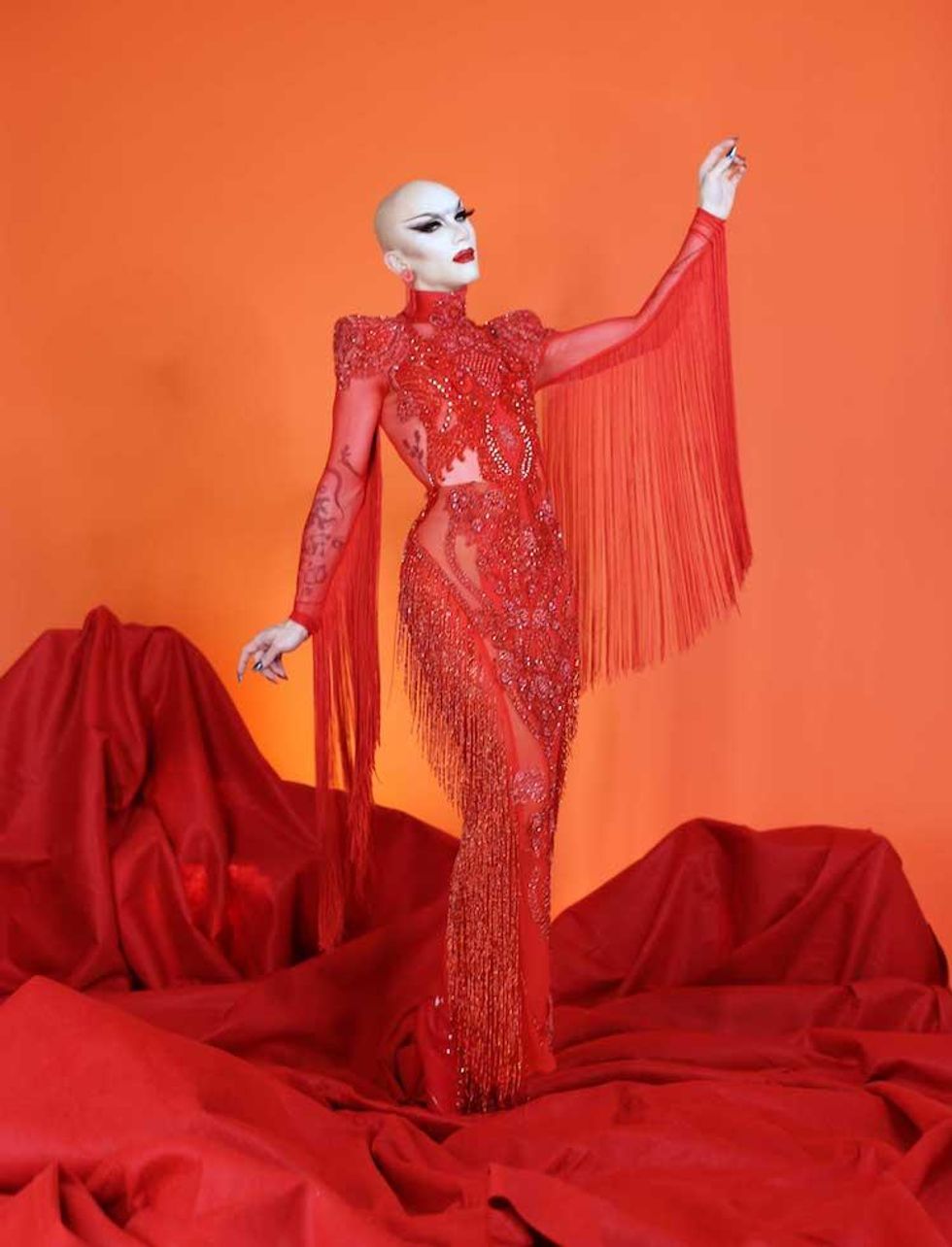 Exclusive: Sasha Velour In A Pride Look For Every Color of the Rainbow