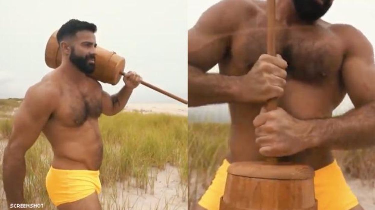 Facundo Rodriguez in 2020 Boy Butter ad.