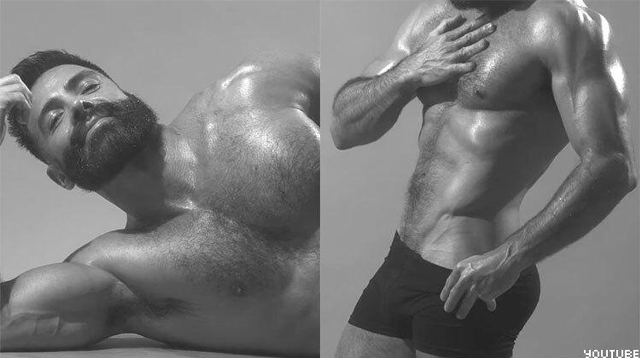 Facundo Rodriguez in 2020 Boy Butter Real Housewives ad.