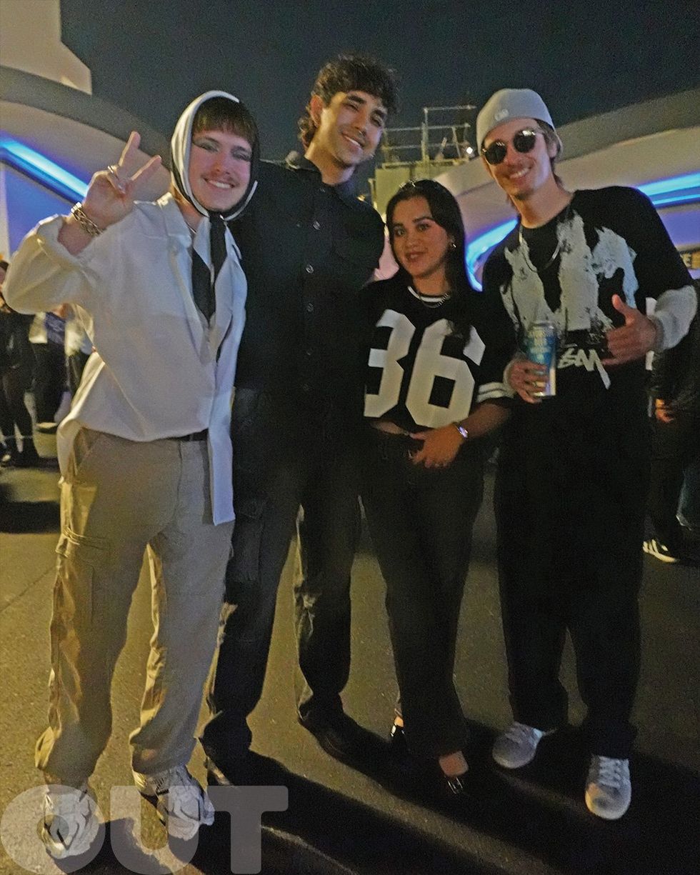 Fans attend Omar Apollo's 'God Said No' tour at the Hollywood Bowl in Los Angeles, California on Saturday, October 5, 2024.