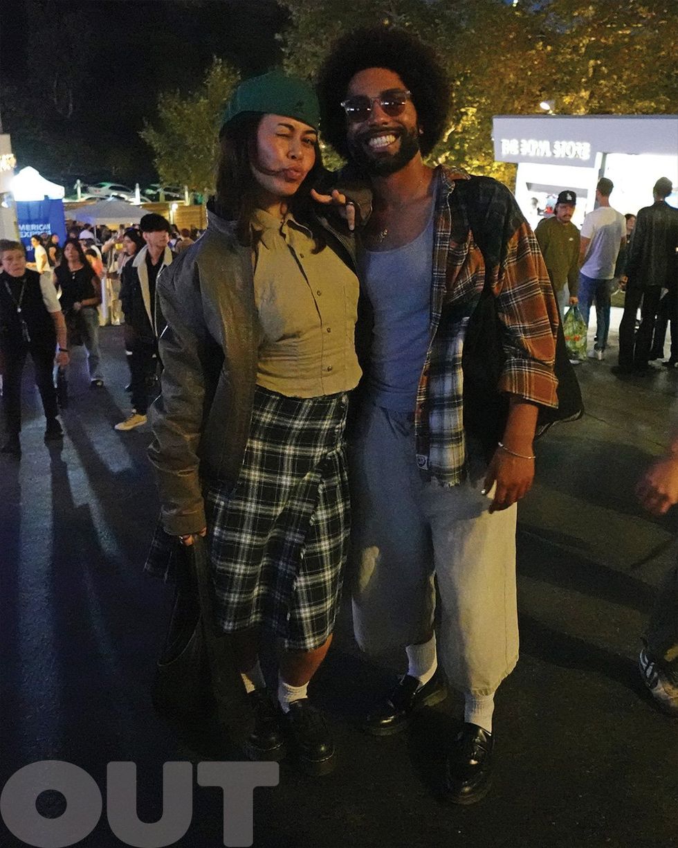 Fans attend Omar Apollo's 'God Said No' tour at the Hollywood Bowl in Los Angeles, California on Saturday, October 5, 2024.