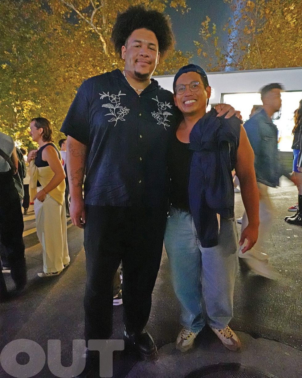 Fans attend Omar Apollo's 'God Said No' tour at the Hollywood Bowl in Los Angeles, California on Saturday, October 5, 2024.