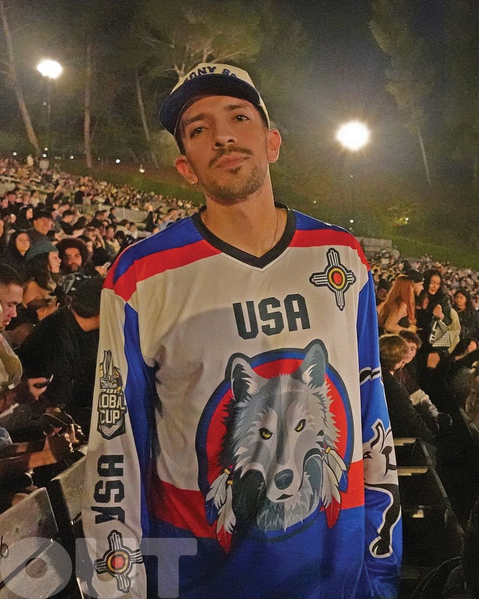 Fans attend Omar Apollo's 'God Said No' tour at the Hollywood Bowl in Los Angeles, California on Saturday, October 5, 2024.