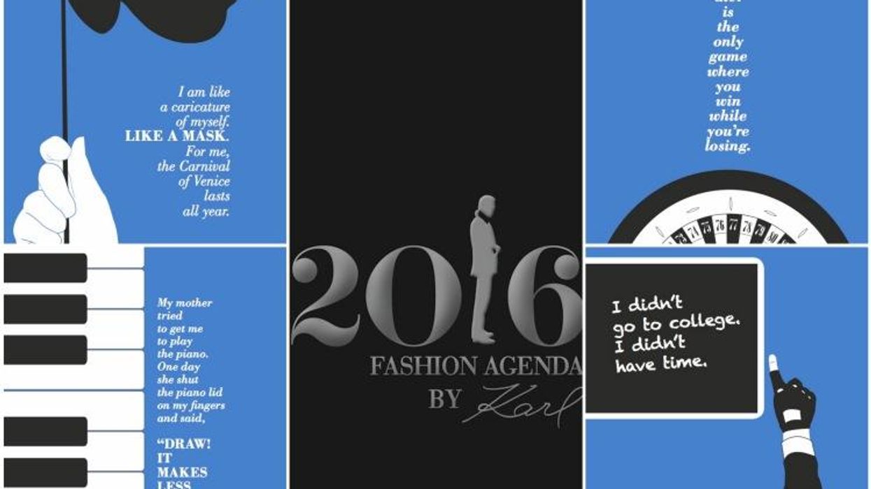 fashion agenda by karl