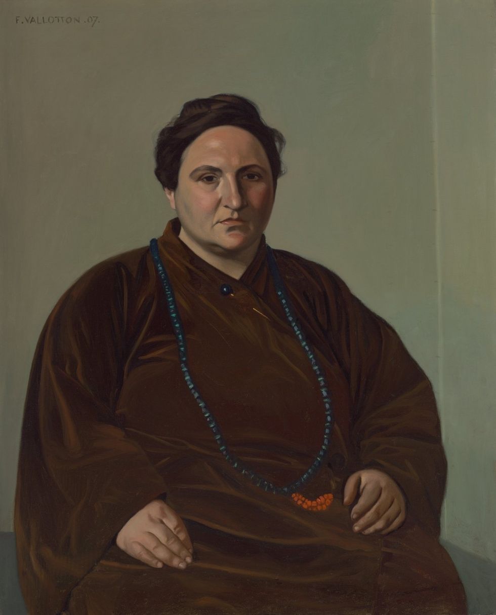 Fe\u0301lix Vallotton, Gertrude Stein 1907 The Baltimore Museum of Art The Cone Collection formed by Dr. Claribel Cone and Miss Etta Cone of Baltimore Maryland BMA Photography by Mitro Hood