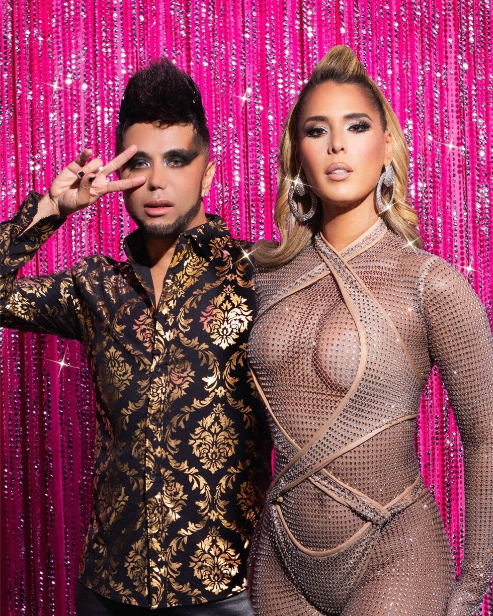 Fedro and Carmen Carrera on Drag Latina season 2