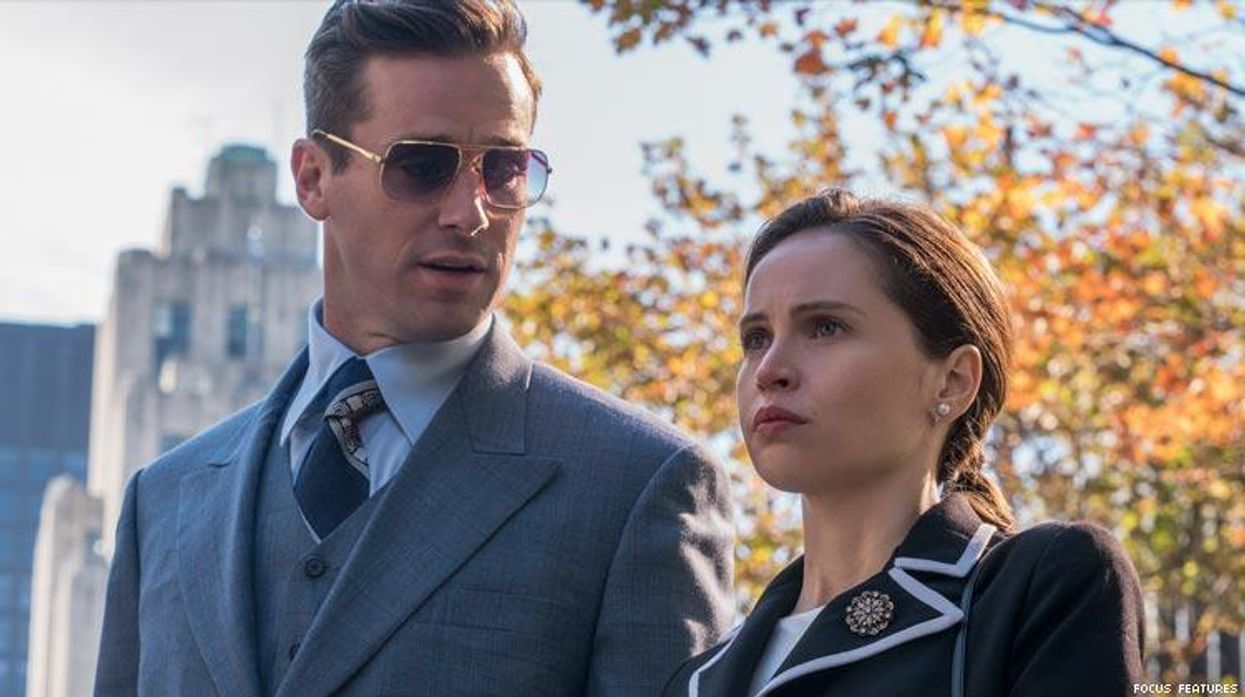 Felicity Jones is Ruth Bader Ginsburg in 'On the Basis of Sex'