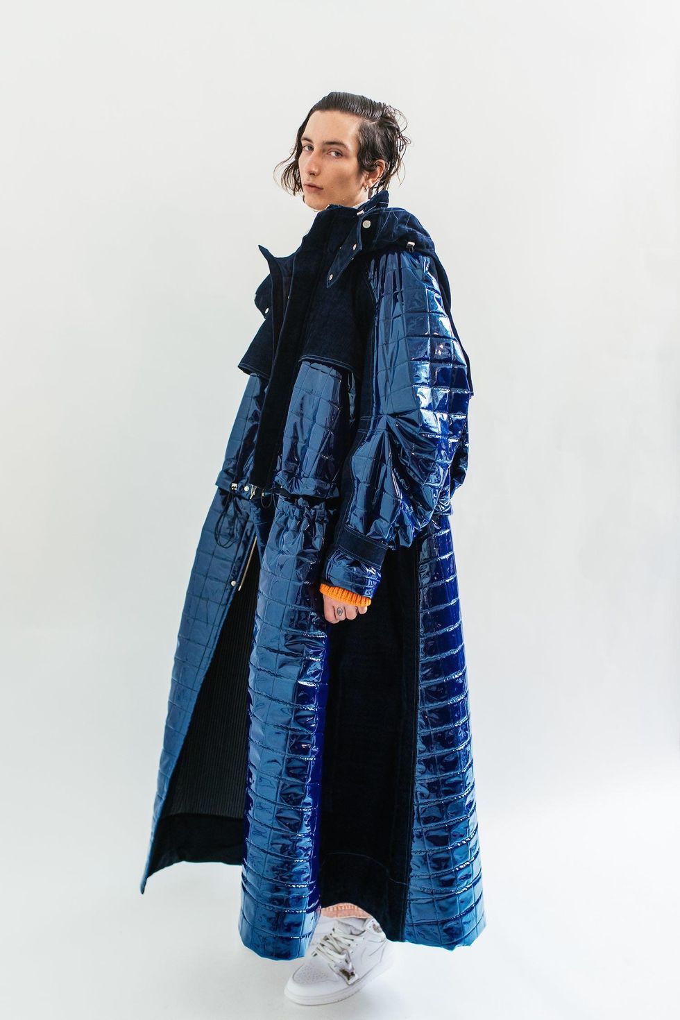 Feng Chen Wang Phoned Home With Patchwork Jackets & Puffer Coats