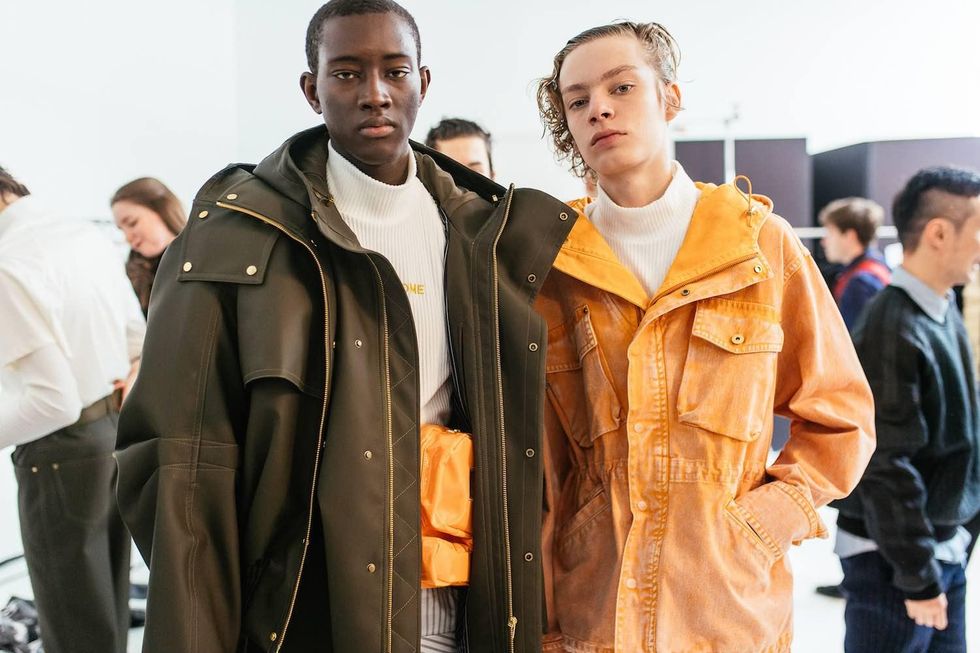 Feng Chen Wang Phoned Home With Patchwork Jackets & Puffer Coats