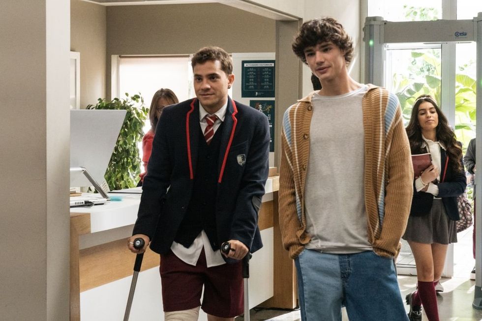 Fernando L\u00edndez as Joel on Elite season 7